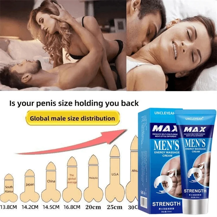 Big Dick XXL Penis Enlargement Cream Sex Gel 50ml Increase Penis Size Male Delay Erection Cream for Men Growth Thicken