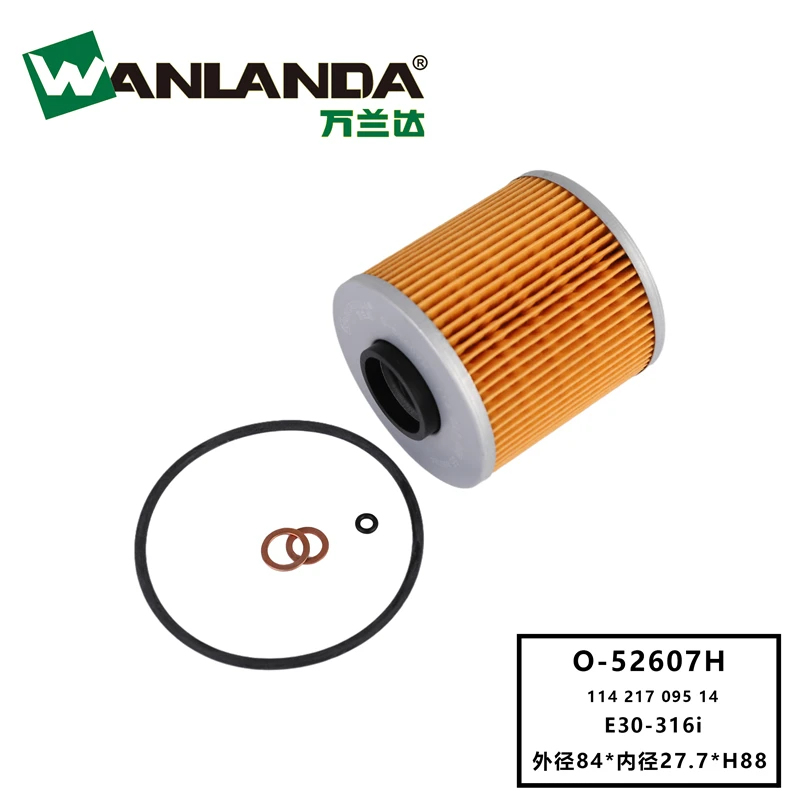 Japan Paper Oil Filter Element 11421727300 for BMW