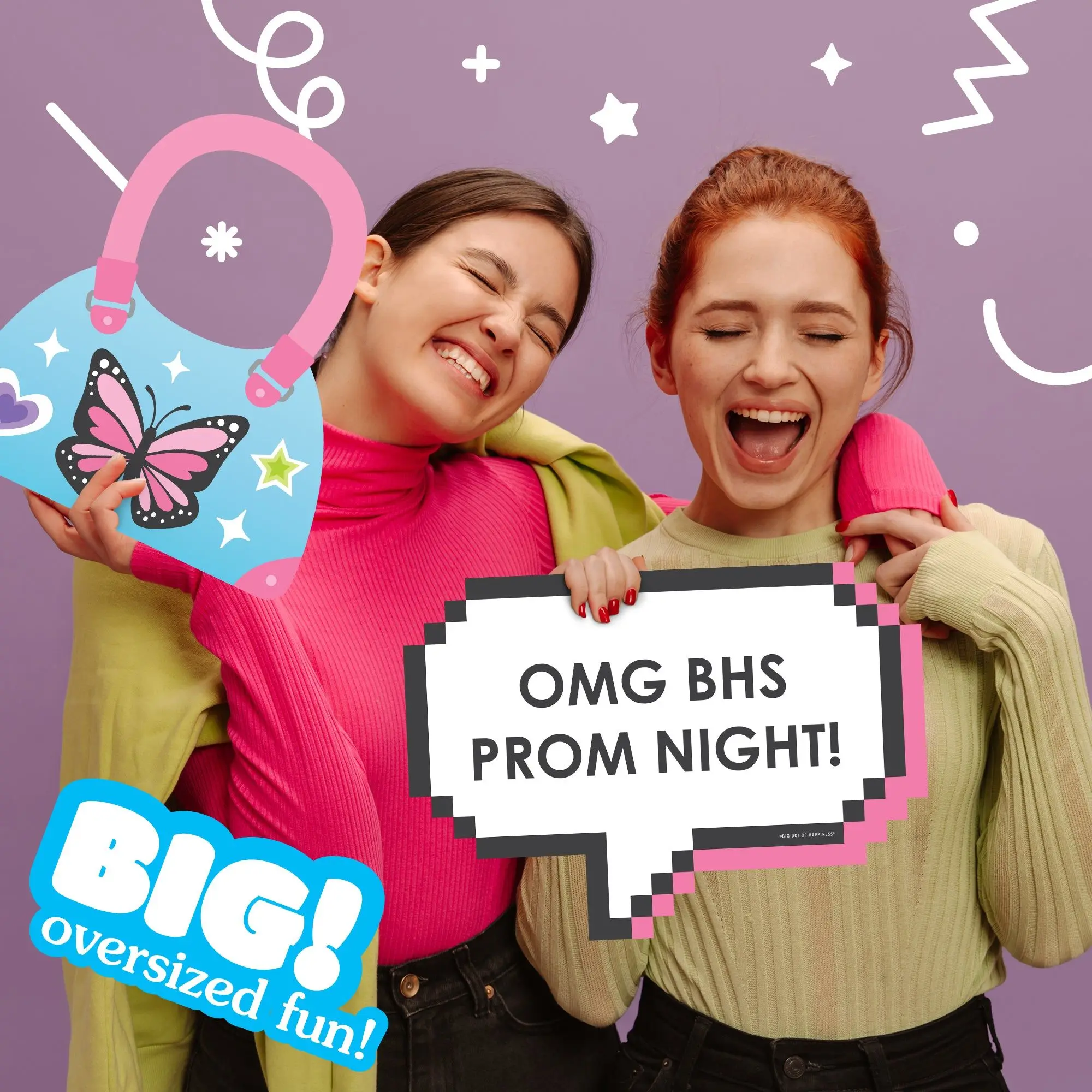 Customized UV Printing 5mm Thick Unique Creative PVC Foam Board Photo Booth Props for Wedding