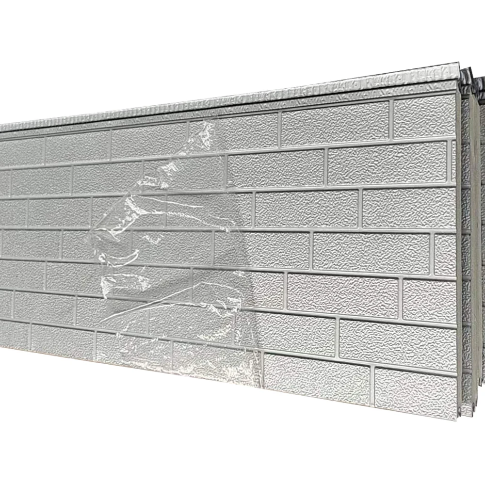 Decorative Wall Panels polyurethane wall sandwich panels with Standard Brick stone