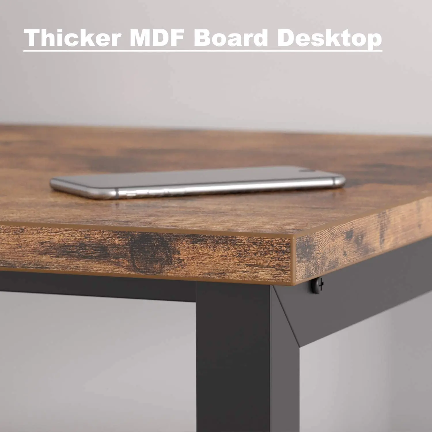 Modern Workstation Office Furniture Wooden and Metal Frame Custom Design Work Laptop Table PC Standing Computer Desk