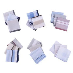 Mens Suit Accessories Classic Square 40*40cm Printed Woven Pocket Handkerchief 100% cotton normal size wedding handkerchiefs