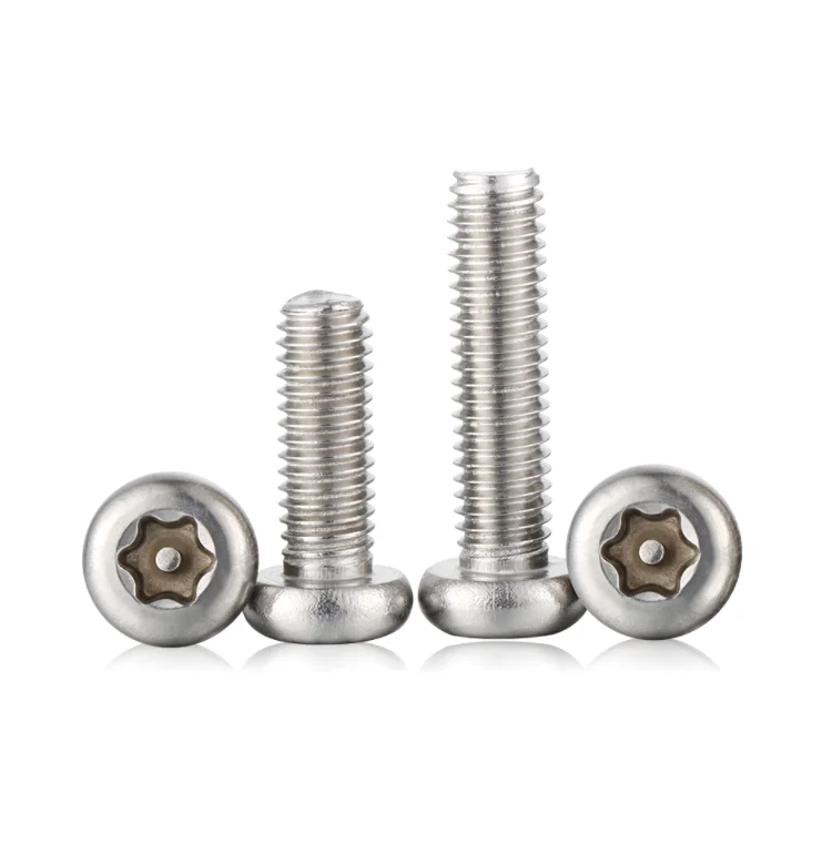 Hot Sale Head T15 Torx Screws Round Head Security Wood Chipboard Screw with ribs for Use With Torx wrench and Anti Theft Bolt