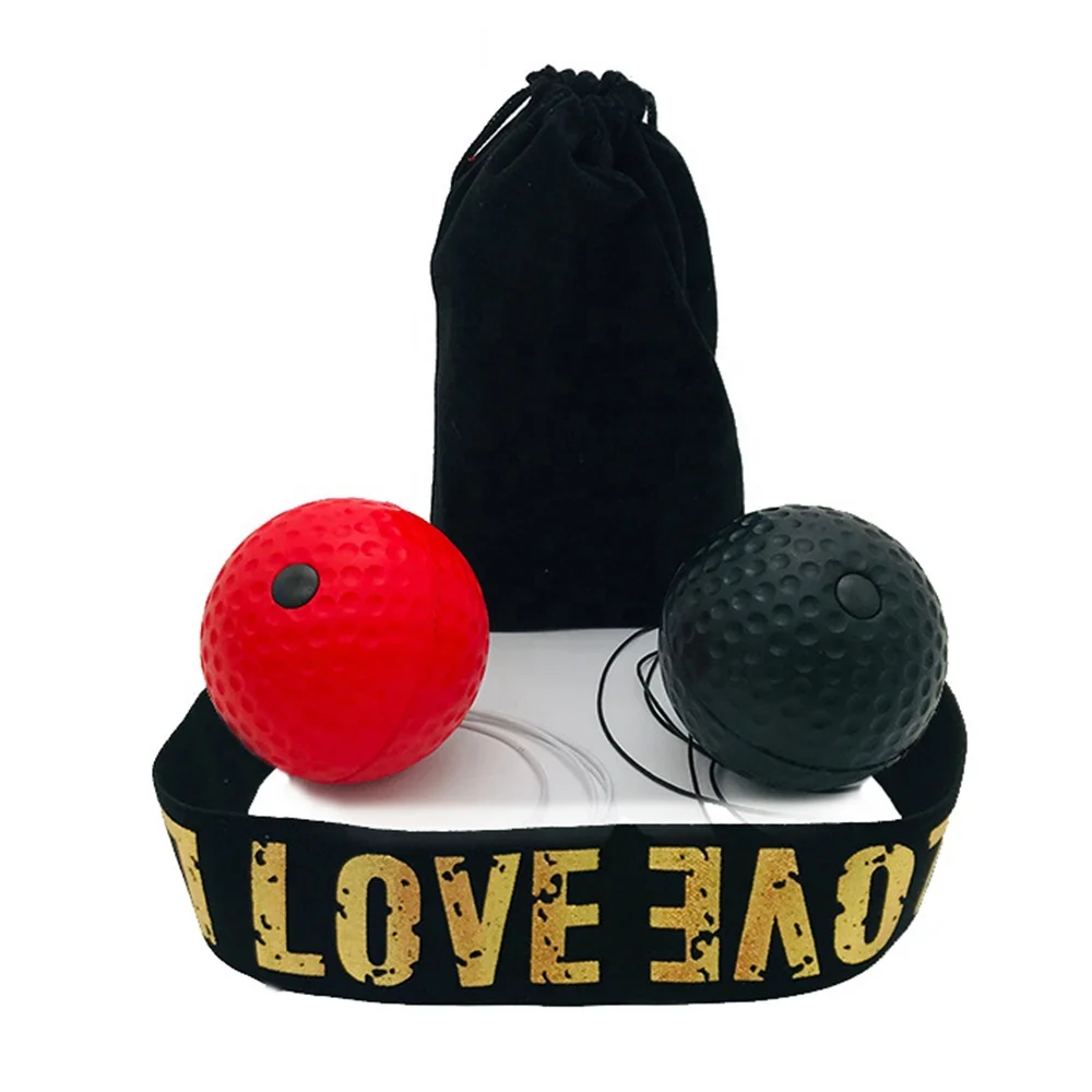 Custom Fight Training Boxing Speed Ball With Elastic Fabric Headband