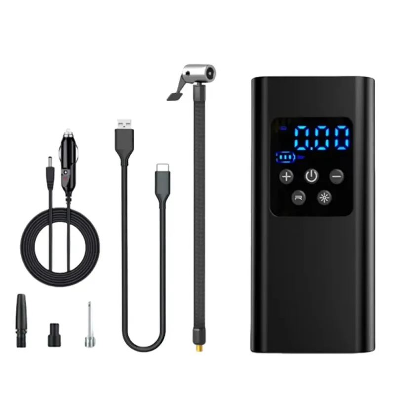 Neue schwarze intelligente Auto Reifen Inflation Pump DC12v Verdrahte