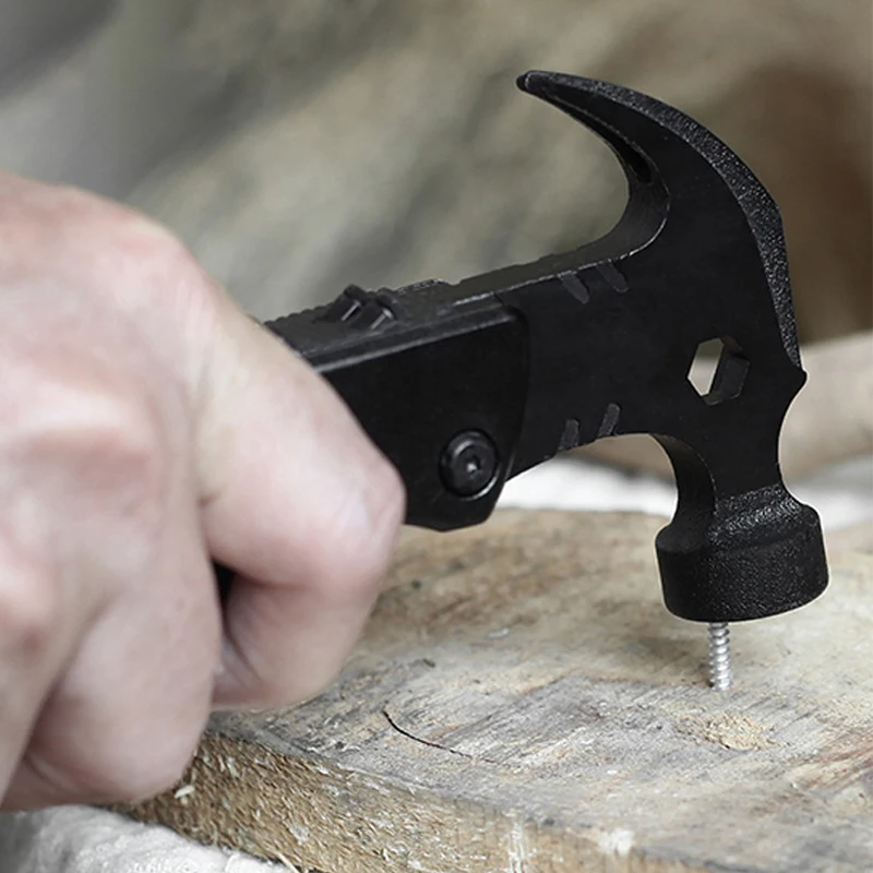 Style Outdoor Camping Survival Accessories Mini Safety Multi-Functional Hammer Multitool For Car Emergency