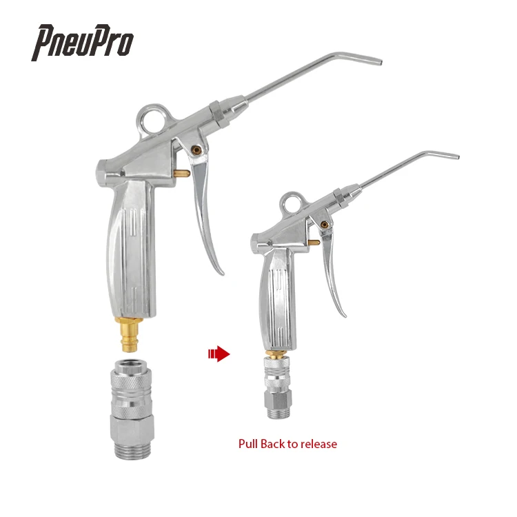 
New product pneumatic tools kit air compressor cleaning adjustable air blow dust gun with nozzle 