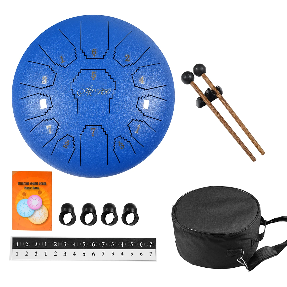 
hangdrum handpan steel tongue drum 12 inch handpan 13 notes handpan drum mandolin instrument musical 