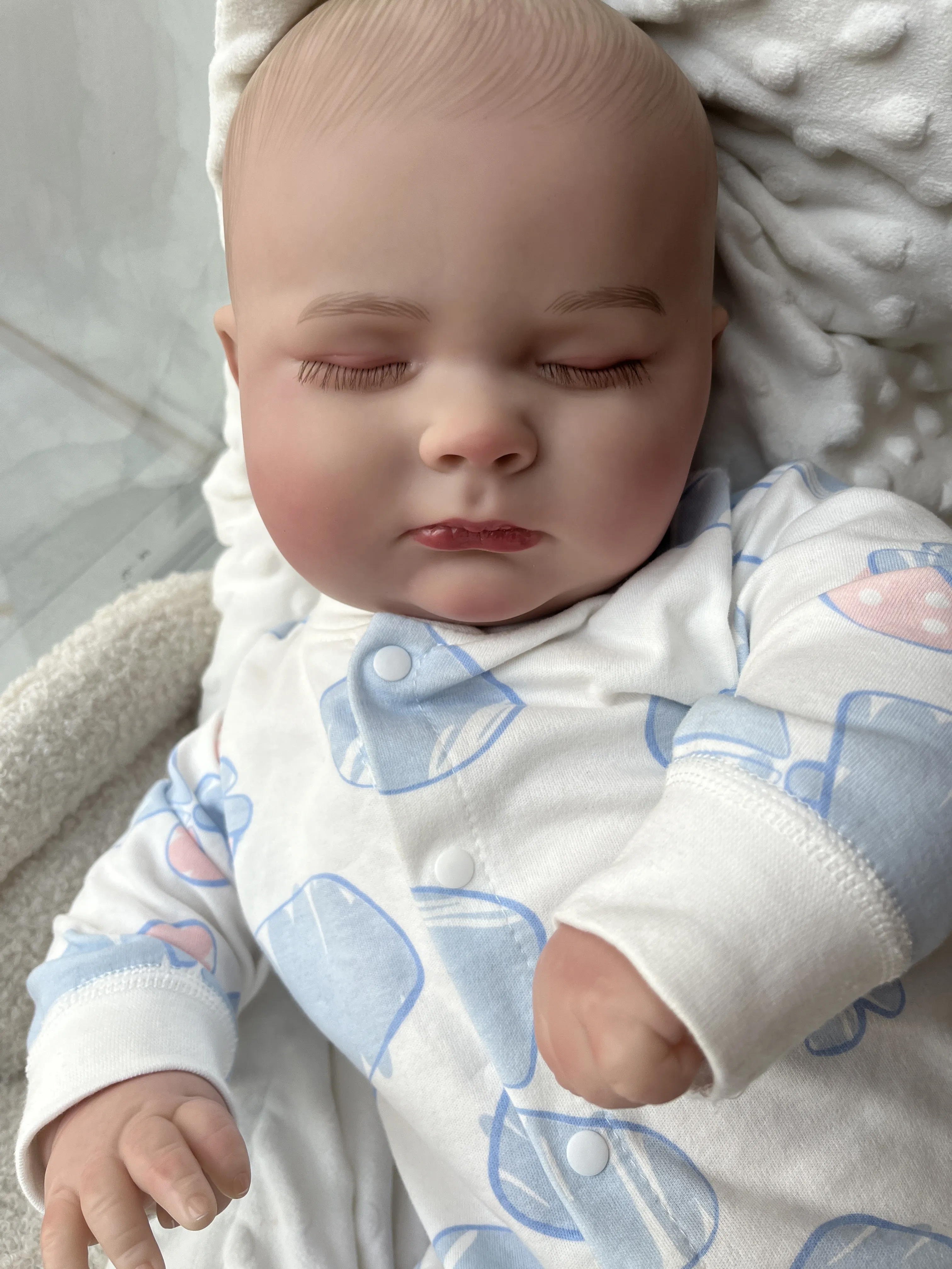 24-Inch Cute Toddler Reborn Baby Doll Joseph Toy Lifelike Paint 60 CM Vinyl Soft Toy Play-friendly Kids Gift Girls Collectible