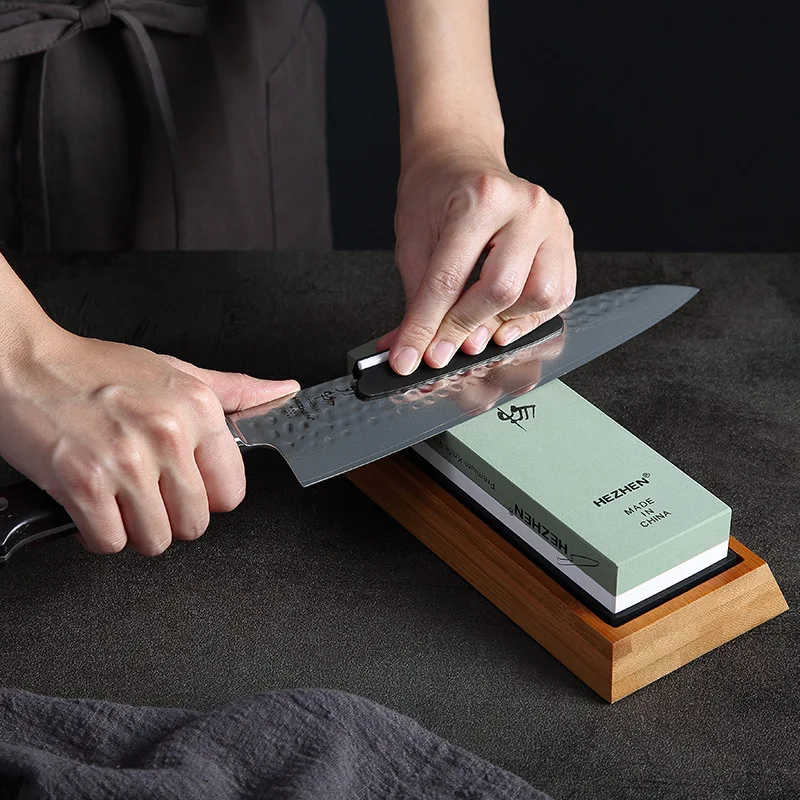 
professional 1000/6000 whetstone damascus knife sharpener 
