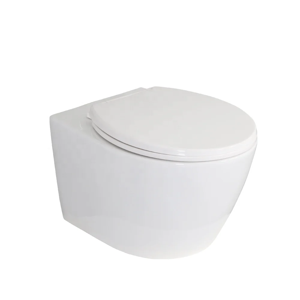 High quality sanitary ware white ceramic hanging toilet round water saving european tornado wall hung toilet