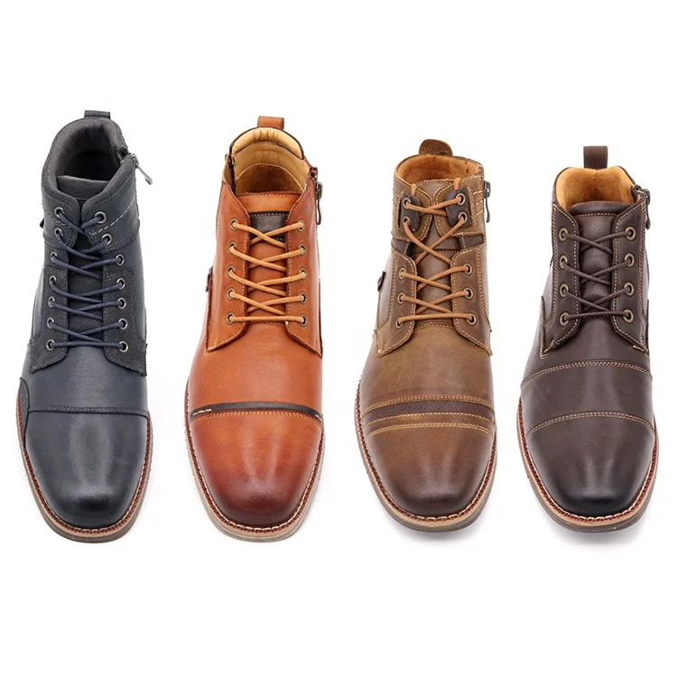 Latest arrival factory price classic style hard-wearing half boots for men shoes