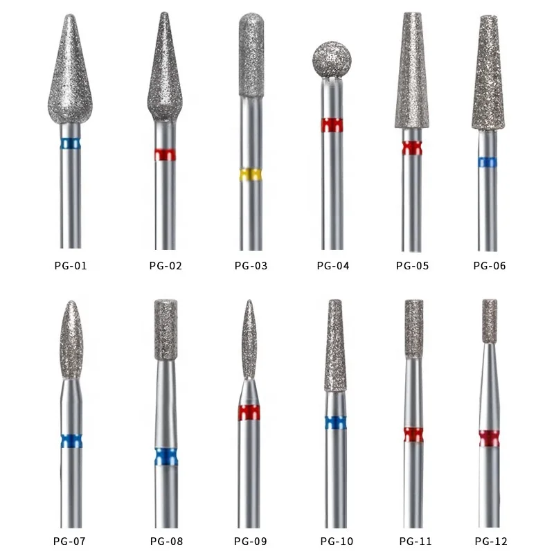 Hot Sale 24 Styles Diamond Nail Drill Bits High Quality