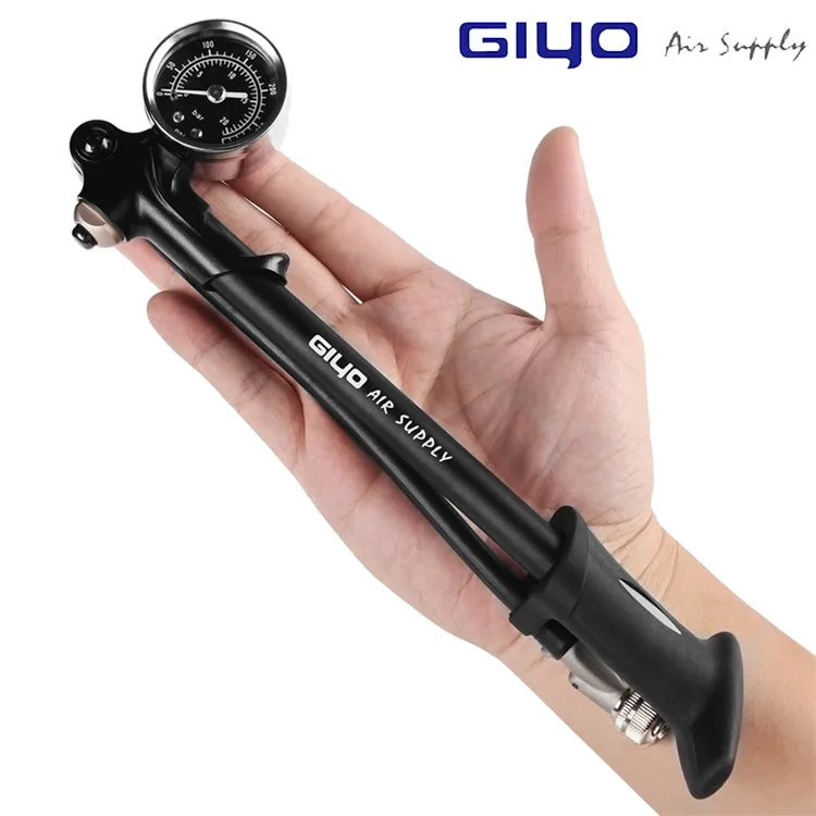 
New Design Portable Aluminum Mountain Bike Bicycle Accessory Alloy Tire Air Inflator Pump 