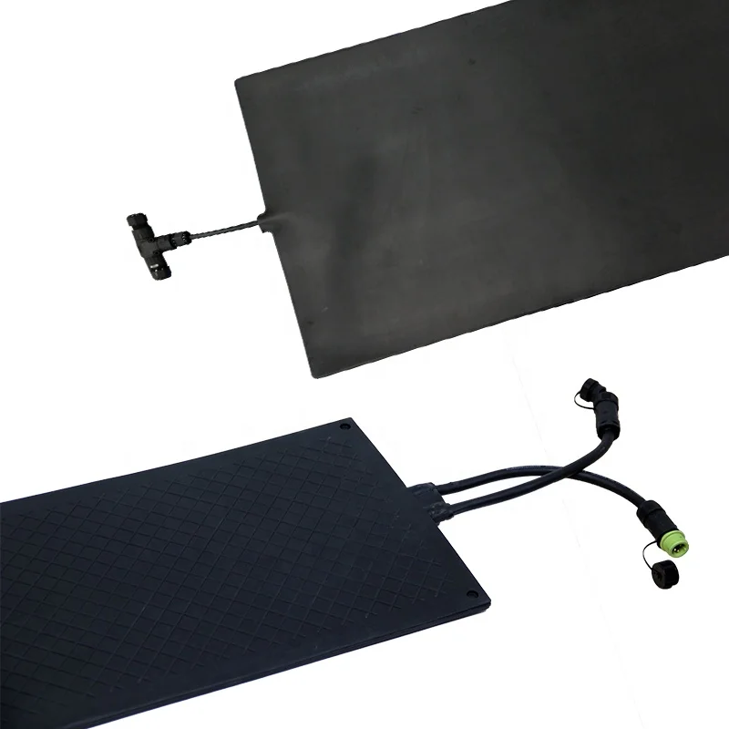 Anti-slip PVC Heated Snow Melting Walkway Mat ,Electrical Heated Courtyard Snow melting mat,Stairs Snow Melt Heating Mat