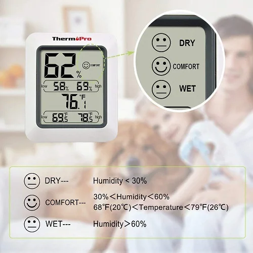  Комнатная домашняя метеостанция Thermopro TP50 гигрометр измеритель