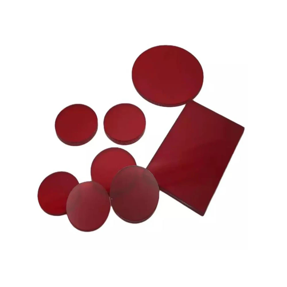 Пользовательский фильтр 610nm IR Long Pass HB610 RG610 Красный Фильтр стеклянный оконный диск