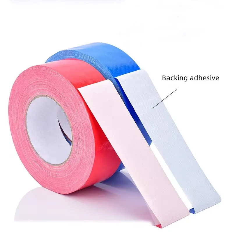 Waterproof 50 meshes silver flexible duty cloth duct tape for duct wrapping and bonding 0.18MMX48MMX30M