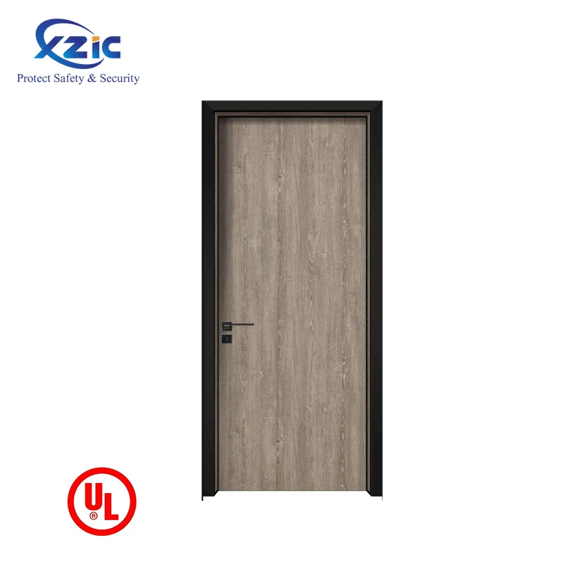 UL 20mins flush wood fire rated door us standard