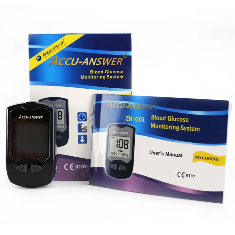 Cheapest Portable Blood Glucos Elderly Diabetes Cholesterol Uric Acid Glucose Meter By Blood Glucose Meter Manufacturer
