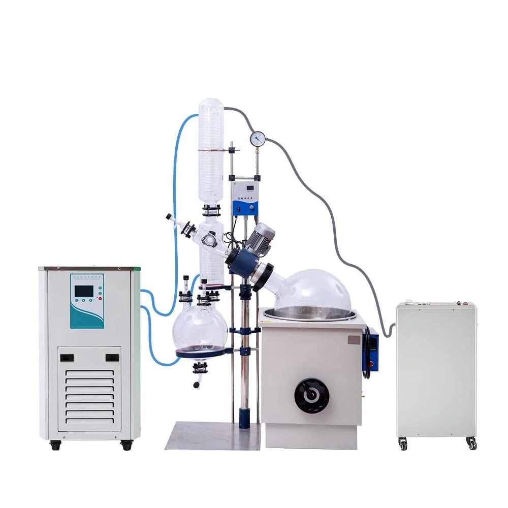 English Food Rotary Evaporator With Dust Collector