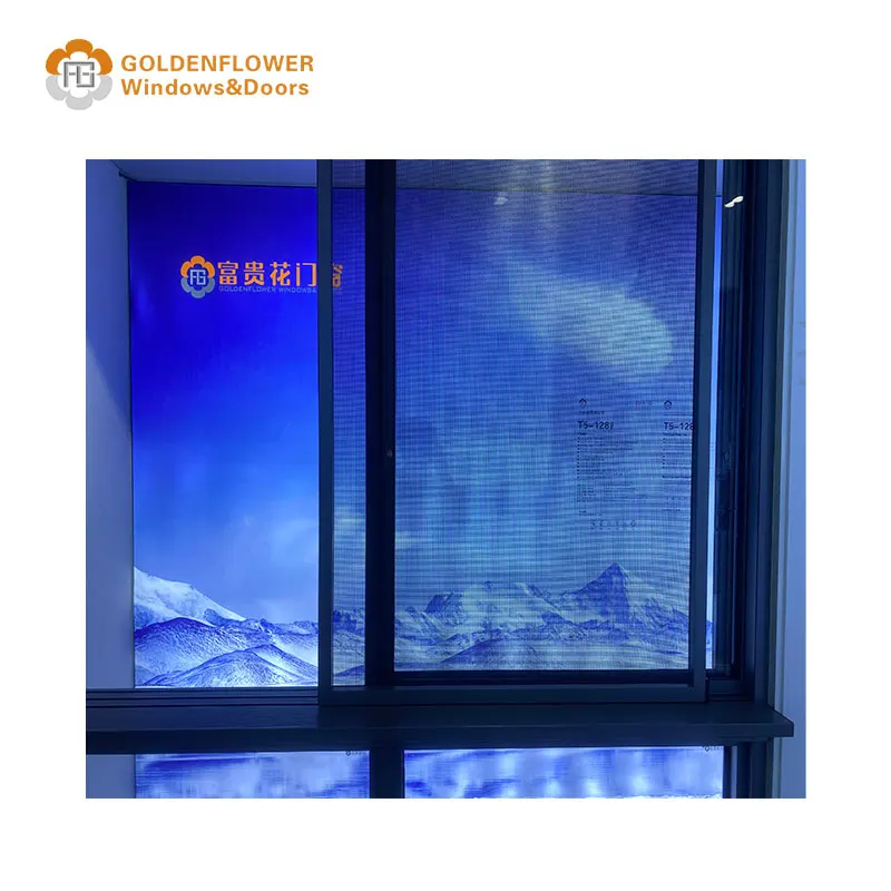 American Style Hurricane Impact Aluminum Alloy Energy Saving Sliding Window Door Double Glass Aluminum Alloy Sliding Doors