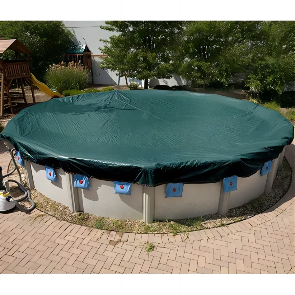 Above Ground Pool Cover Round Tarp PE Swimming Pool Cover
