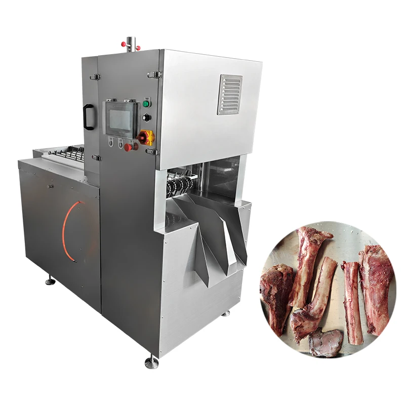 5KW Automatic Butchers Bone Saw Machine 4pcs Blades Beef Bone Cutter Frozen Pork Feet Chopper