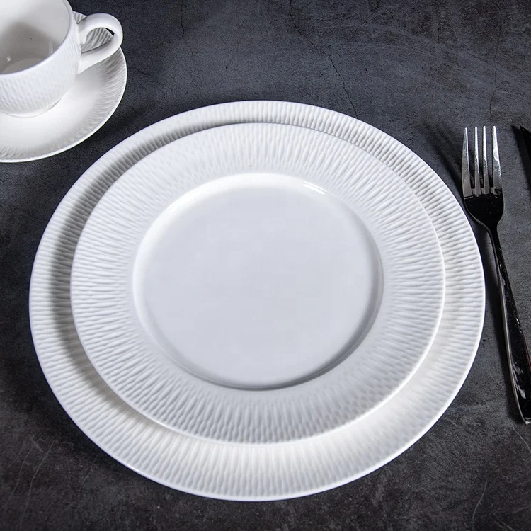 PITO China Hotelware P & T производит керамическую тарелку блюдо ресторанная фарфоровая тарелка для кейтеринга