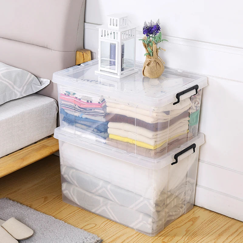 Customized size 32l 40l 60l 100l 120l plastic storage box