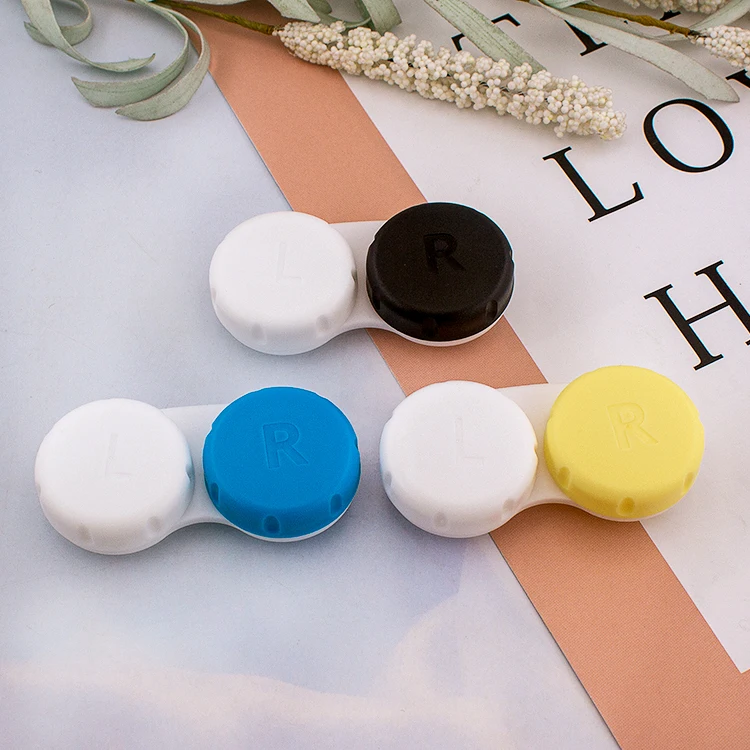 Custom Logo Cardboard Magnet Contact Lens Case Beauty Cosmetic Paper Manufacturer Custom Wholesale Cosmetics Box Recyclable HPP