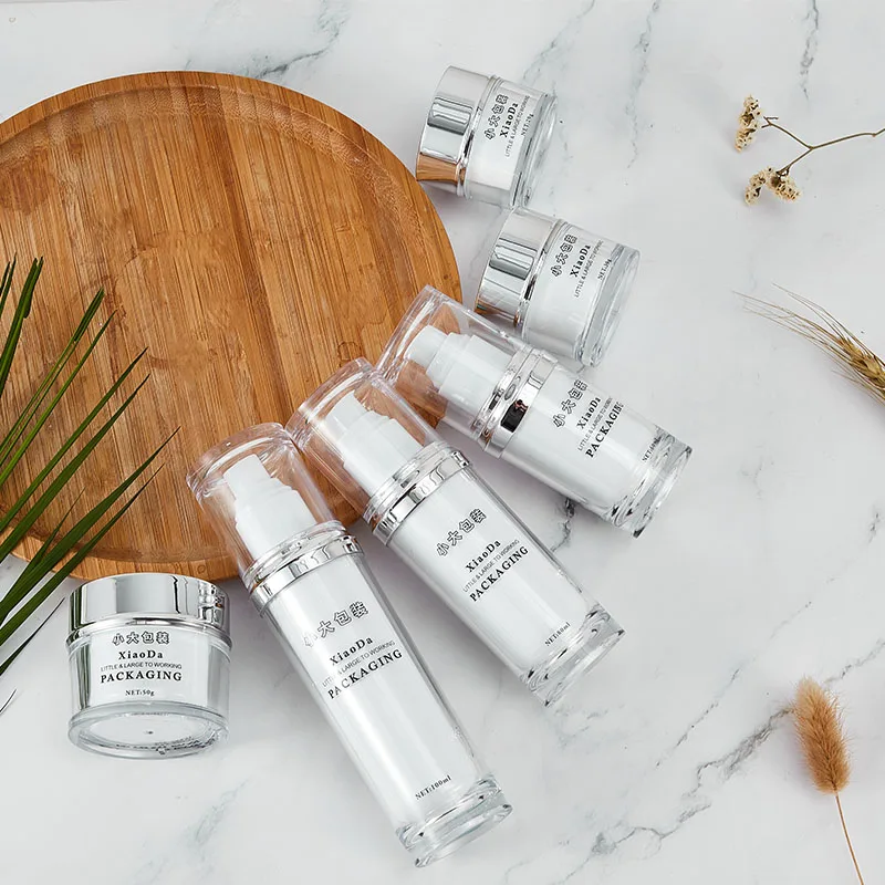 
Guangzhou Luxury PET Plastic Cosmetic Containers Customized Size Cosmetic Packaging 