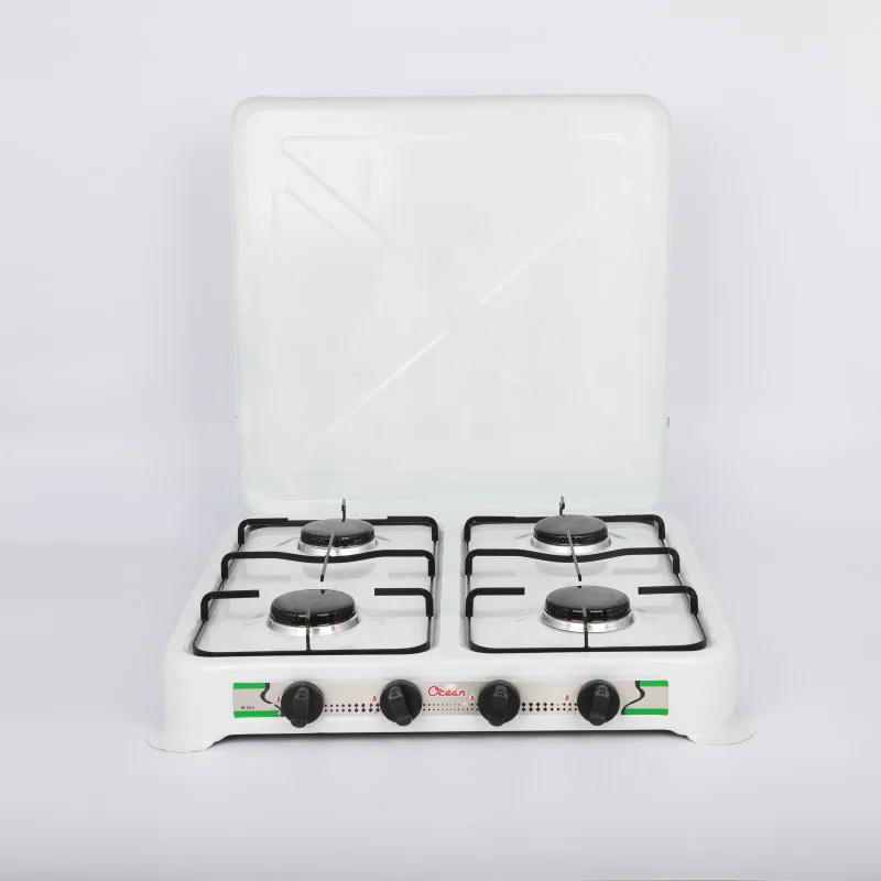 Peakout Factory  Hot Selling Burner Gas Stove Portable Outdoor Camping Gas Stove 4 Burners Kitchen Camping Stove System