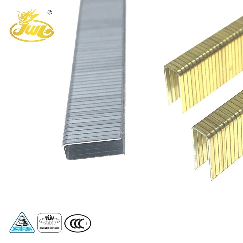 4.6MM 21GA U-Type Nail Furniture Staple Galvanized Gun Nails