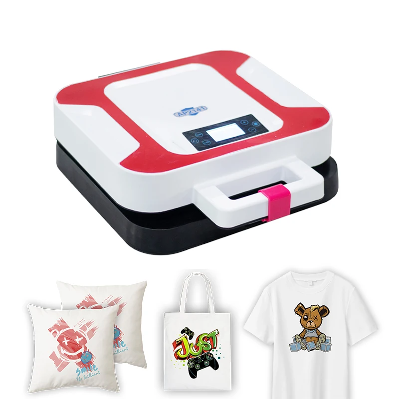 Lighter Weight Portable 110-120V USA Mini Heat Press Machines for Printing T Shirts mouse pad puzzle phone cases