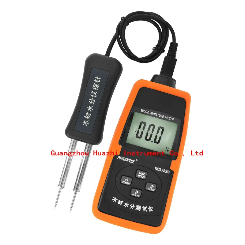 Long needle wood moisture tester MD7820 wood moisture meter plank of wood Portable Hygrometer