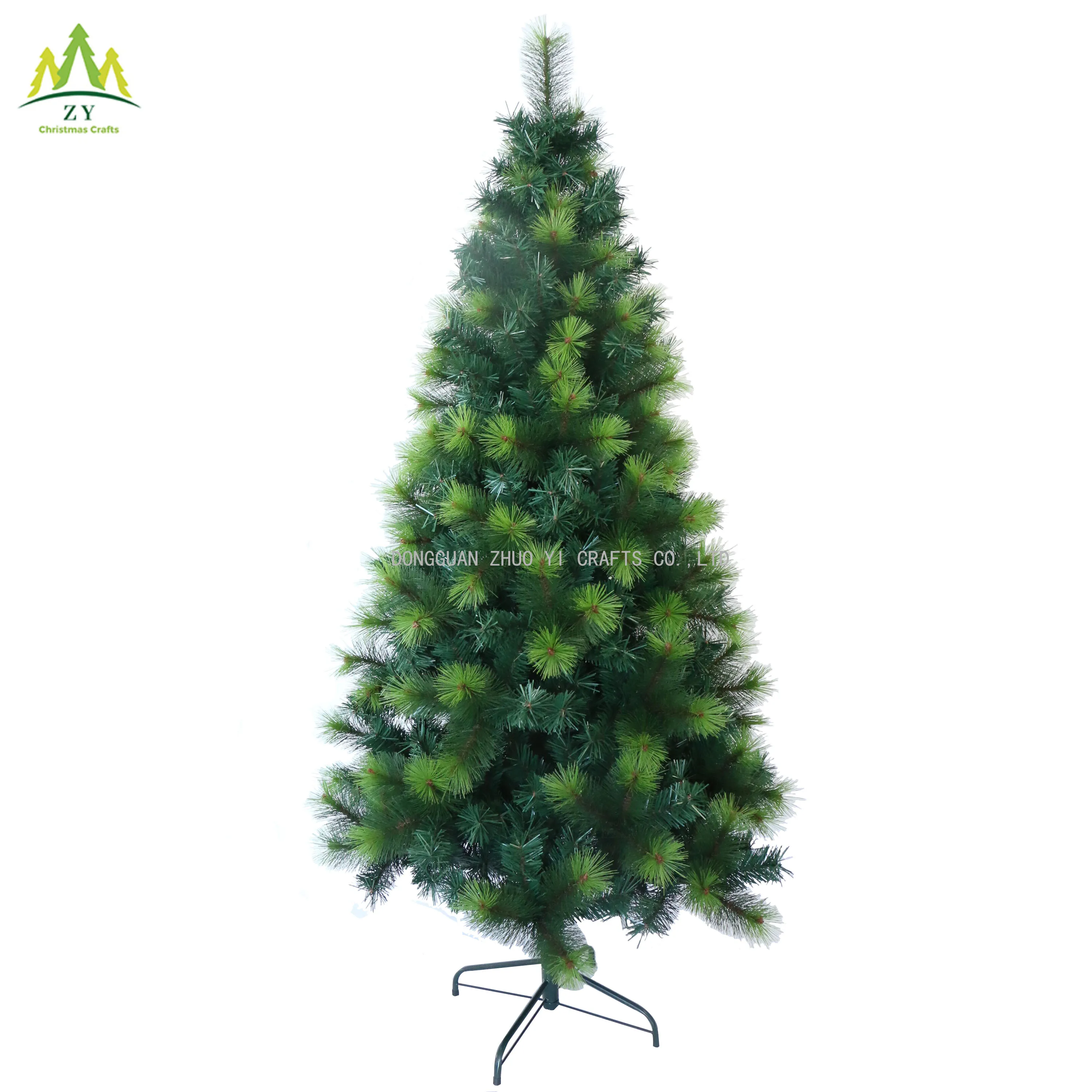 6Ft DIY Holiday Pine Needle Christmas Tree with Sturdy Stand