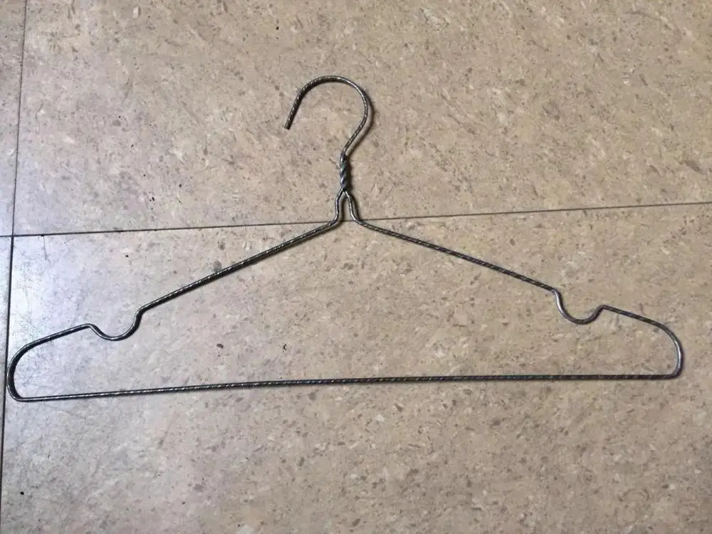 
Automatic laundry galvanised steel wire hanger making machine 