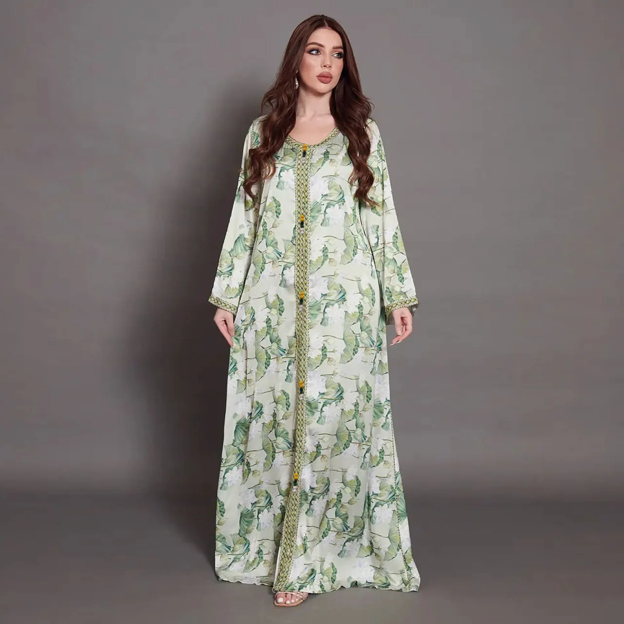 Fashion beautiful abaya Dubai muslim turkish dresses for women clothes islamic indian pakistani style clothing