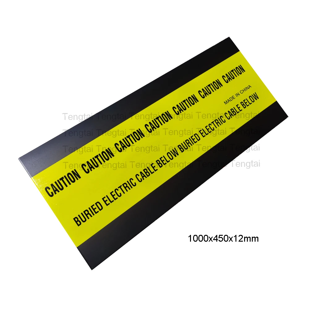 PE Cable Protection Tiles Warning Tape Tile Polyethylene Cable Cover