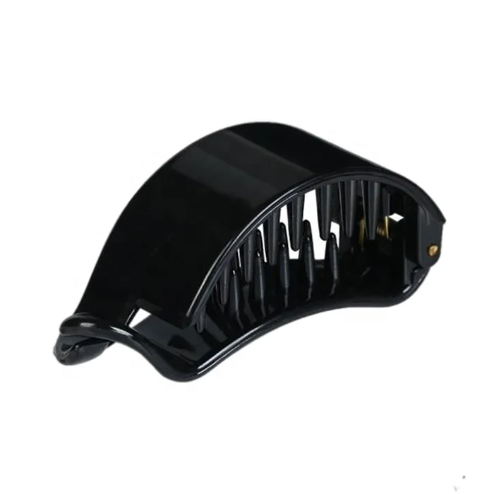 Classic black ponytail buckle, Japanese and Korean new claw hair clips, DIY hair clips accessories plastic banana clips