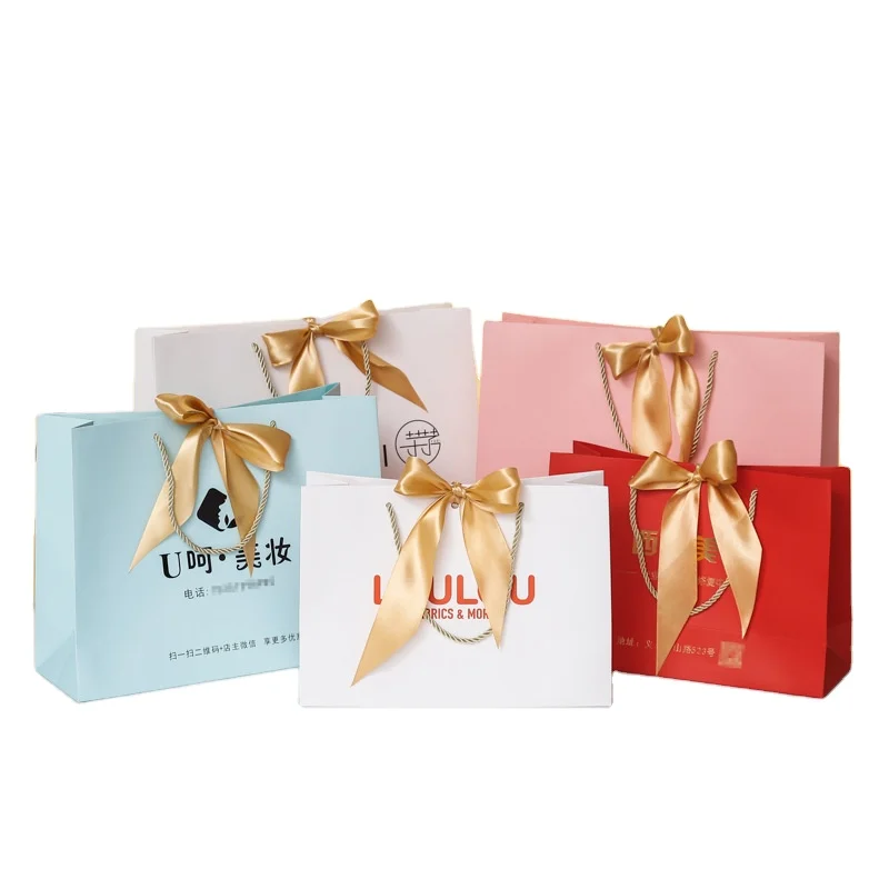 Custom Small Business Luxury Packaging Aluminium Foil Lined Shopping Cheap Gift Kraft Paper Bag With Your Own Logo
