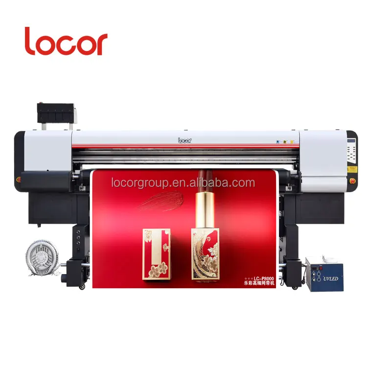 Digital 1.8M UV Roll to roll Flatbed Printer Ricoh Gen5 head UV Hybrid Printer