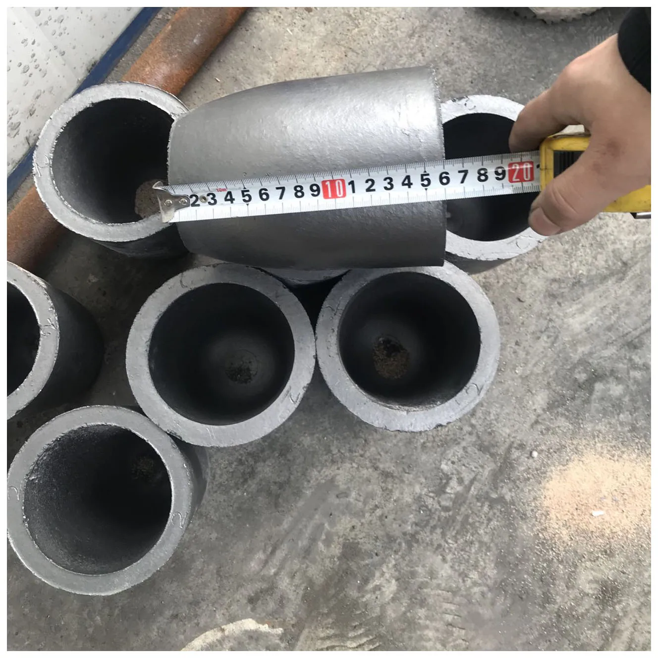 Factory manufacture 8# Graphite sic/clay crucible for melting gold, sliver, copper, iron, aluminum and gas cutting slag