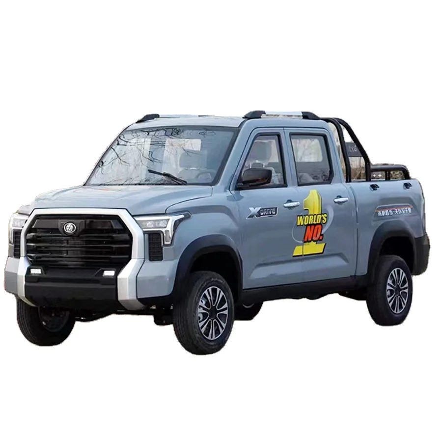 Китай 4 двери 4x4 Новое поступление дешевый фургон Электрический грузовик цена мини электрический автомобиль пикап для продажи