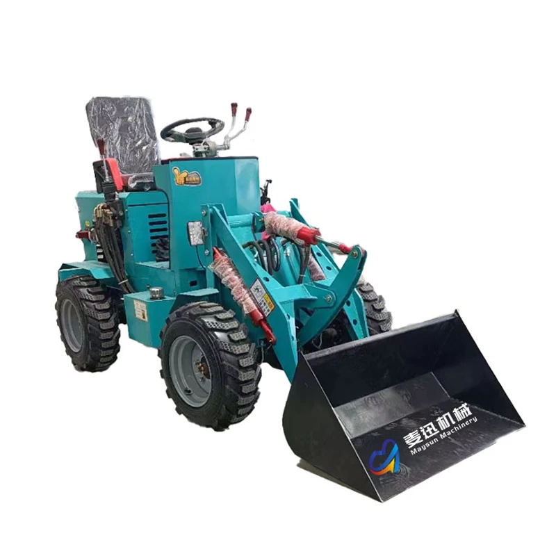 mini wheel loader diesel mini mall bucket wheel loader hydraulic telescopic forestry loader
