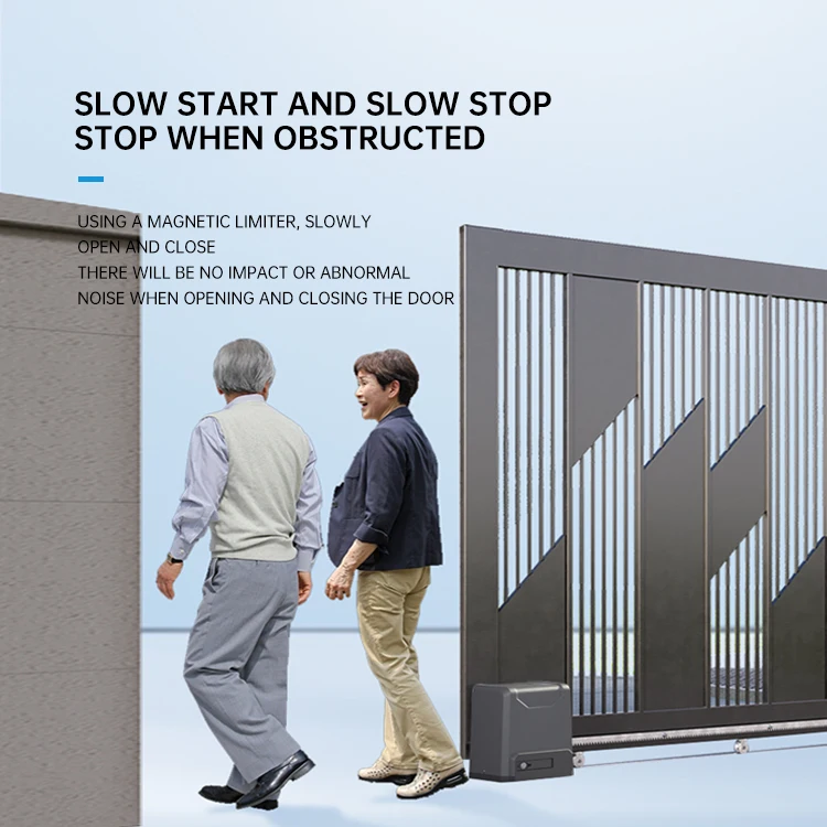 Remotely Remote Control Automatic Electric Sliding Gate Opener Motors For Farm Villa Courtyard