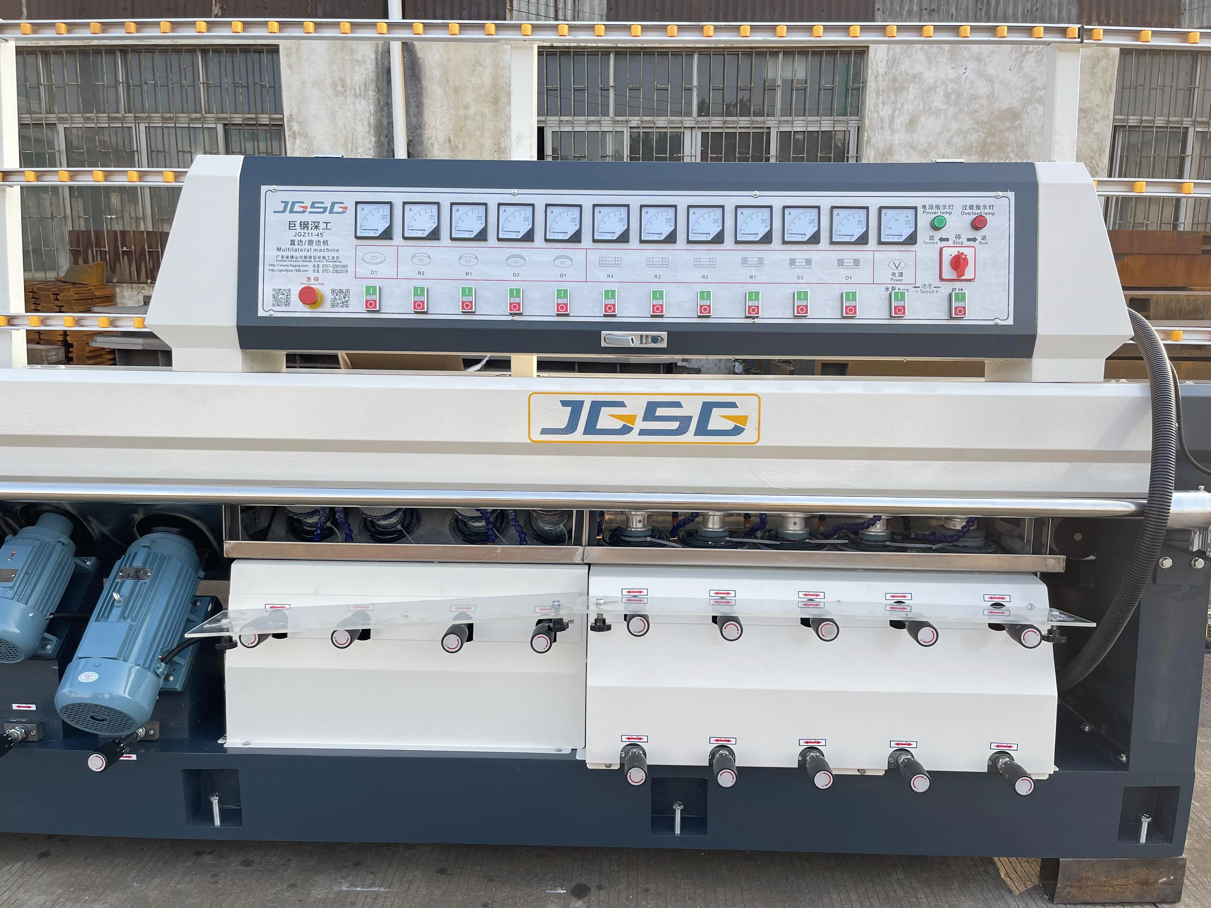 Flat Marble Quartz Grinding Straight Line Round Shape 45° Cutting  Edging Polishing Stone Edging Machine Stone Machine