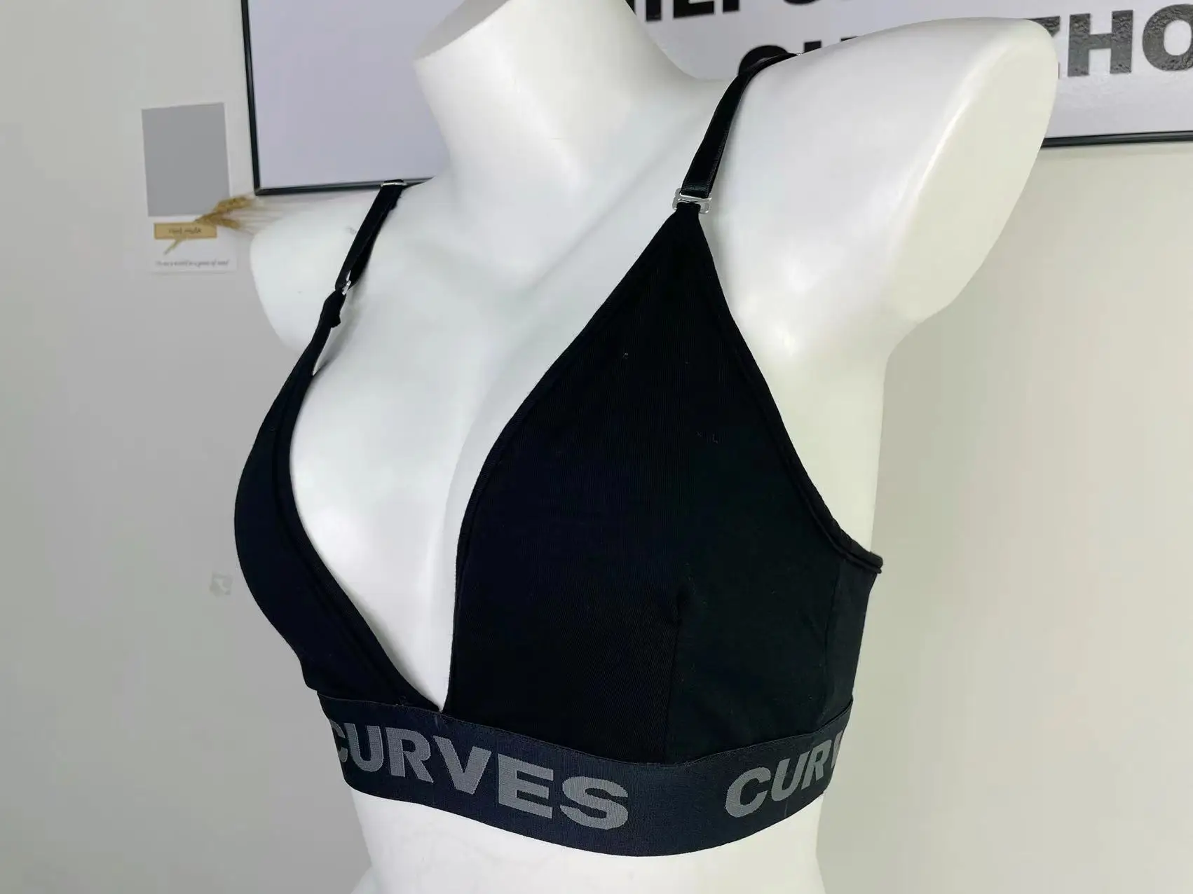 Custom Logo Brand Women Lingerie Underwear Ladies Sexy Plus Size Panty And Bra Sets