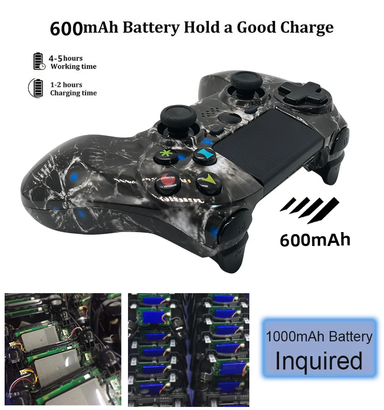 Hot sale Wireless Game Controller Joystick for Playstation 4 Console for PS4 PS3 PC`Phone Vido Gamepad